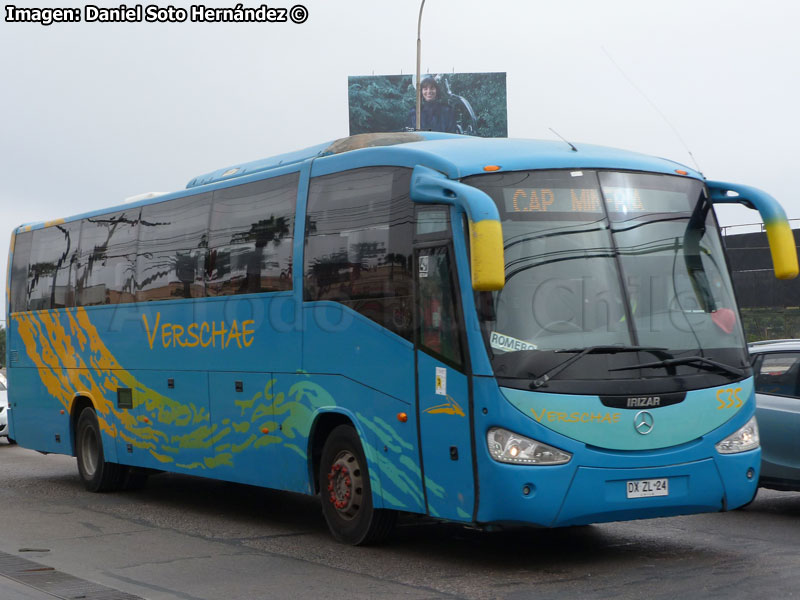 Irizar Century III 3.50 / Mercedes Benz OC-500RF-1842 / Flota Verschae (Al servicio de CAP El Romeral)