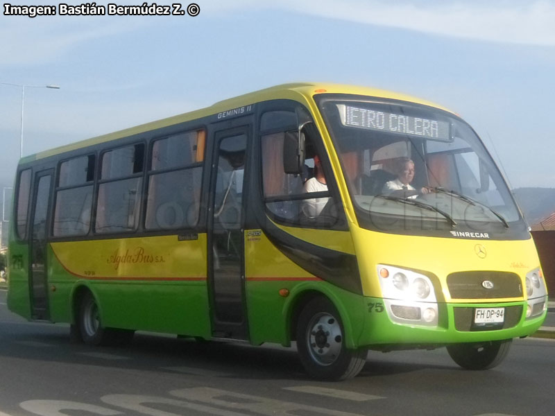 Inrecar Géminis II / Mercedes Benz LO-915 / Agdabus S.A. Servicio Bus + Metro La Calera