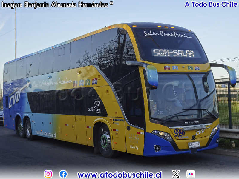 Busscar Vissta Buss DD / Scania K-440B eev5 / Transportes CVU