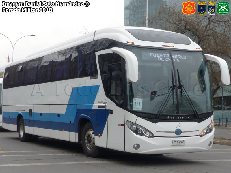 Mascarello Roma 350 / Mercedes Benz O-500RS-1836 BlueTec5 / Fuerza Aérea de Chile (II Brigada Aérea)