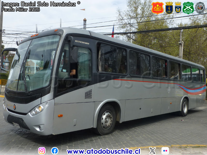Marcopolo Ideale 770 / Mercedes Benz OF-1721 BlueTec5 / Ejército de Chile (II & III División)