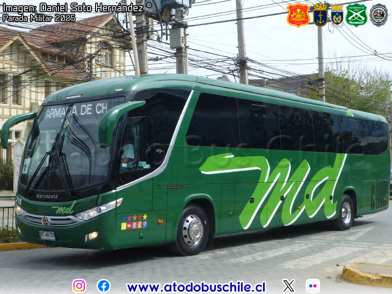 Marcopolo Viaggio G7 1050 / Mercedes Benz O-500RS-1936 BlueTec5 / Meneses y Díaz MD