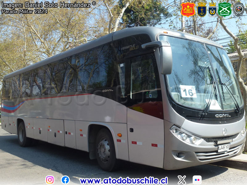 Comil Versatile Gold / Mercedes Benz OF-1724 BlueTec5 / Ejército de Chile (II & III División)