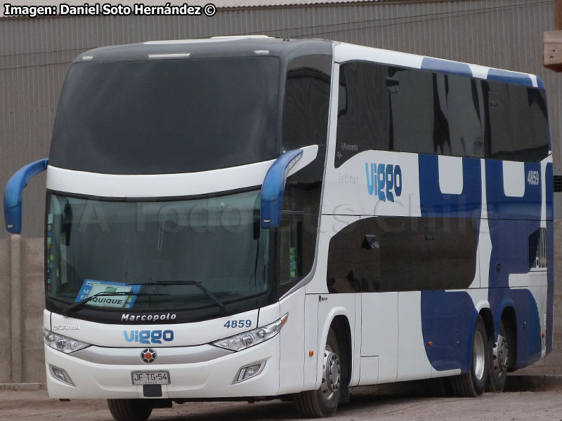 Marcopolo Paradiso G7 1800DD / Scania K-400B eev5 / Viggo S.p.A. (Al servicio de SQM Nueva Victoria)