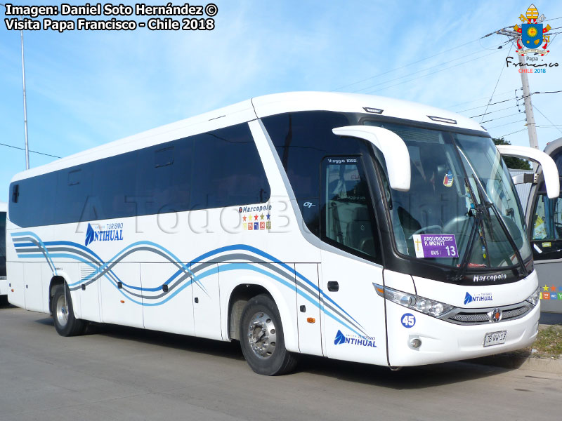 Marcopolo Viaggio G7 1050 / Mercedes Benz O-500RS-1836 BlueTec5 / Turismo Antihual