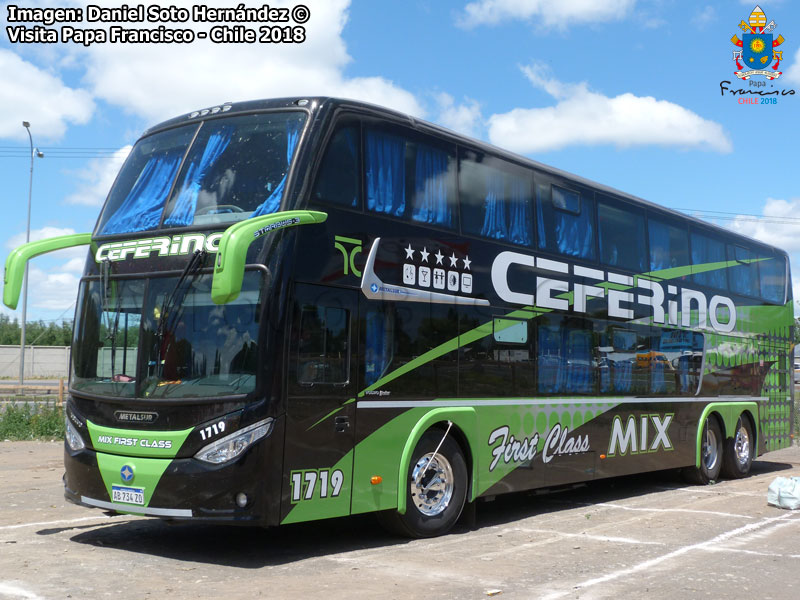 Metalsur Starbus 3 DP / Volvo B-450R Euro5 / Empresa Ceferino (Argentina)