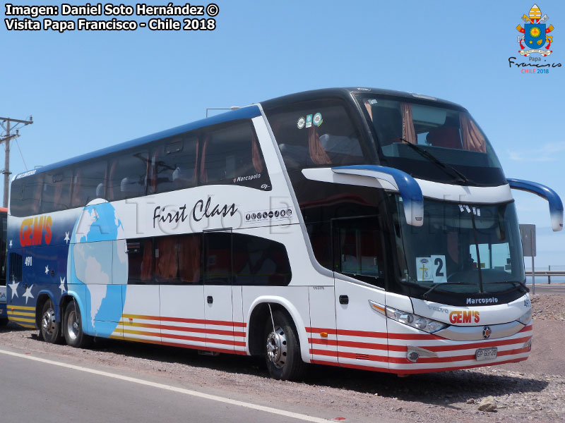 Marcopolo Paradiso G7 1800DD / Volvo B-420R Euro5 / Vía Géminis S.A.