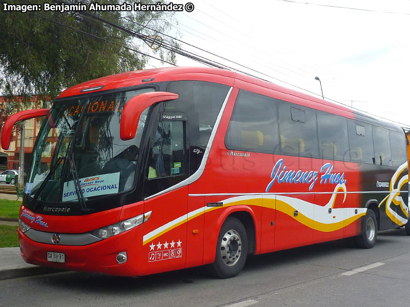 Marcopolo Viaggio G7 1050 / Mercedes Benz O-500RS-1836 / Buses Jiménez Hnos.