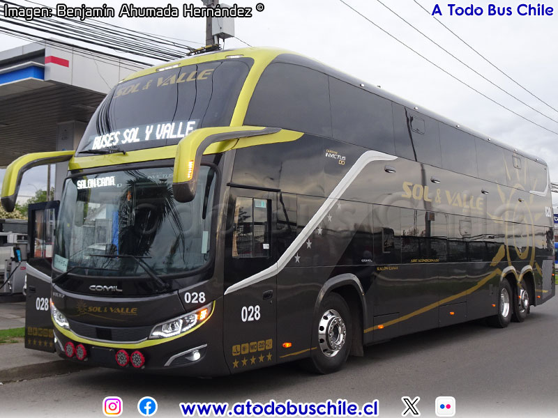 Comil Campione Invictus DD / Volvo B-450R Euro5 / Buses Sol & Valle