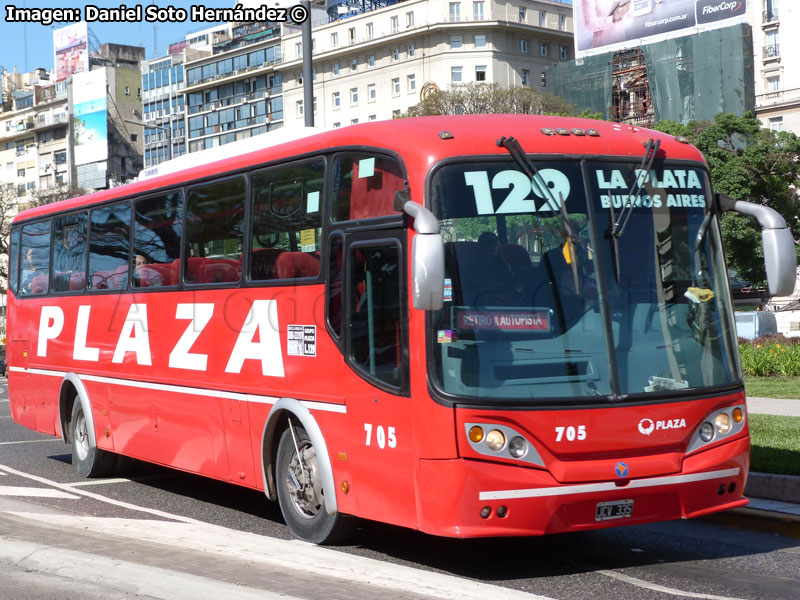 Sudamericanas F-50 340 / TATSA Puma D-12 / Grupo Plaza Línea N° 129 La Plata - Buenos Aires (Argentina)