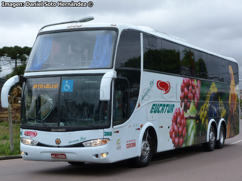 Marcopolo Paradiso G6 1550LD / Mercedes Benz O-400RSD / EUCATUR - Empresa União Cascavel de Transportes & Turismo (Paraná - Brasil)