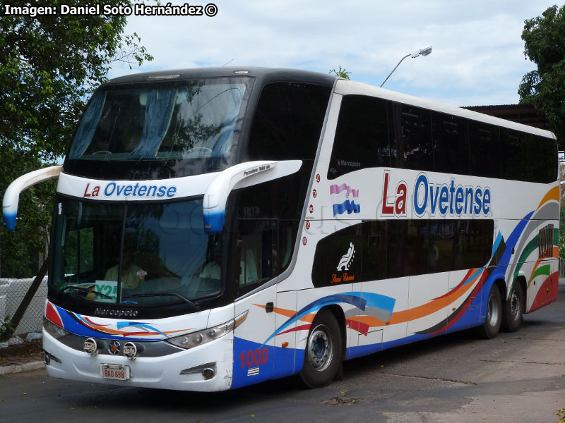 Marcopolo Paradiso G7 1800DD / Scania K-360B / La Ovetense (Paraguay)