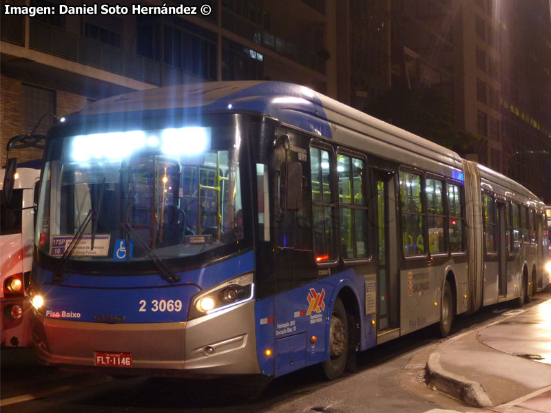 Induscar Caio Millennium BRT / Mercedes Benz O-500UDA-3736 BlueTec5 / Línea N° 175P São Paulo (Brasil)