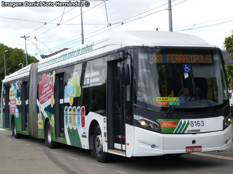 Induscar Caio Millennium BRT / Mercedes Benz O-500UA-2836 / Línea N° 288 São Paulo (Brasil)