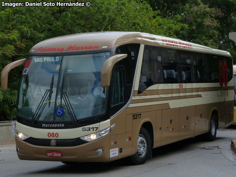 Marcopolo Paradiso G7 1050 / Mercedes Benz O-500R-1830 / Empresa de Ônibus Pássaro Marron (São Paulo - Brasil)