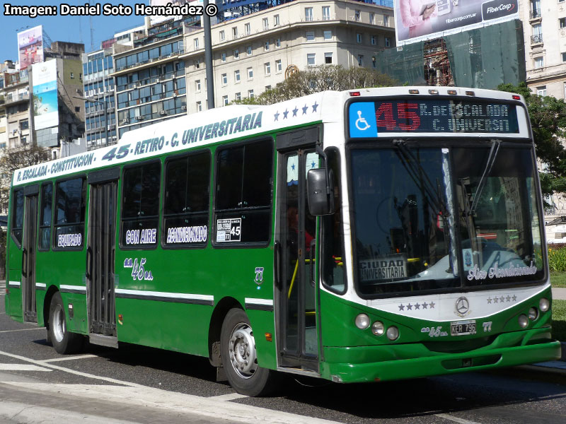 Metalpar Iguazú / Mercedes Benz OH-1618L-SB / Línea Nº 45 Remedios de Escalada - Ciudad Universitaria (Buenos Aires - Argentina)