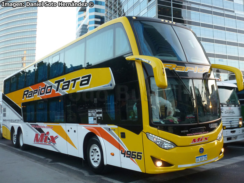 Metalsur Starbus 3 DP / Scania K-410B / Rápido Tata (Argentina)