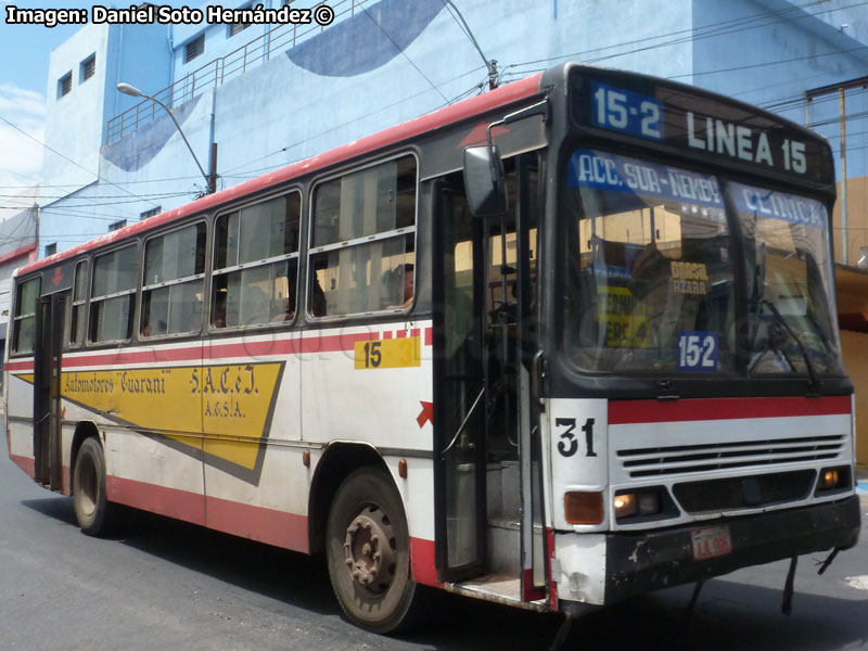 Busscar Urbanus / Mercedes Benz OF-1318 / Línea N° 15 Asunción (Paraguay)