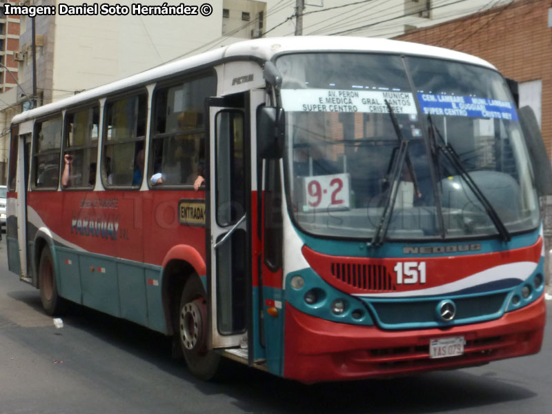 Neobus Spectrum City / Mercedes Benz OF-1721 / Línea N° 9 Asunción (Paraguay)