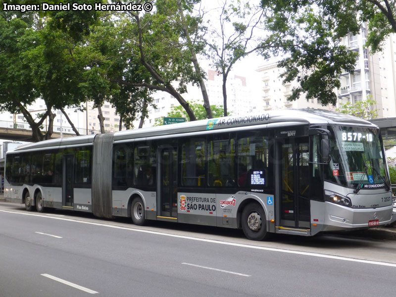 Induscar Caio Millennium BRT / Mercedes Benz O-500UDA-3736 BlueTec5 / Línea N° 857-P São Paulo (Brasil)