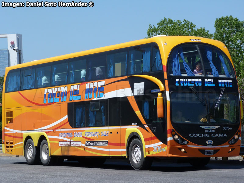 Metalsur Starbus 2 DP / Mercedes Benz O-500RSD-2436 / Crucero del Norte (Argentina)