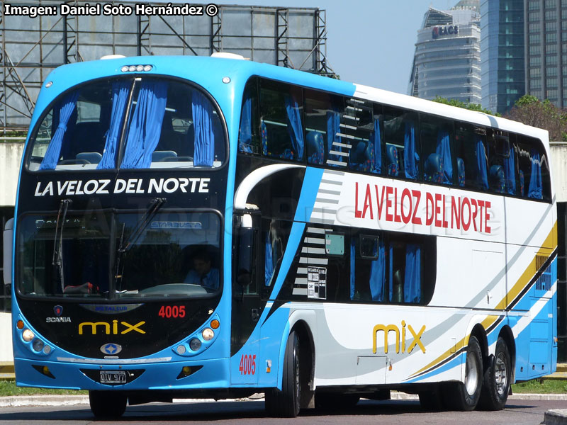 Metalsur Starbus 2 DP / Scania K-410B / La Veloz del Norte (Argentina)