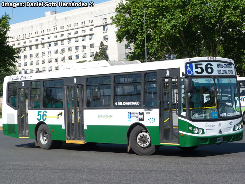 TodoBus Pompeya II / Agrale MT-15.0LE / Línea Nº 56 Retiro - Ciudad Evita (Buenos Aires - Argentina)