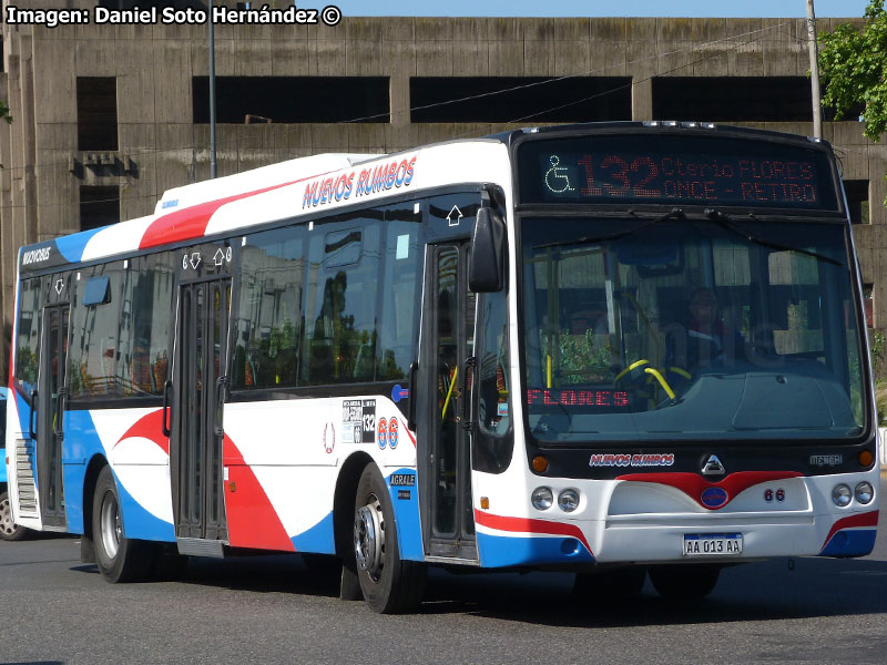 NuovoBus Menghi / Agrale MT-17.0LE / Línea N° 132 Retiro - Flores (Buenos Aires - Argentina)