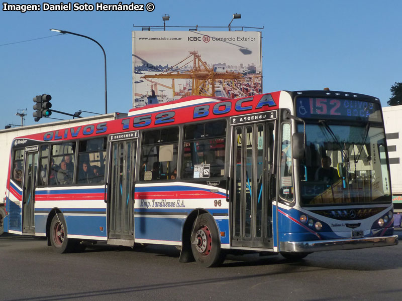 Metalpar Iguazú / Mercedes Benz OH-1618L-SB / Línea N° 152 Olivos - La Boca (Buenos Aires - Argentina)