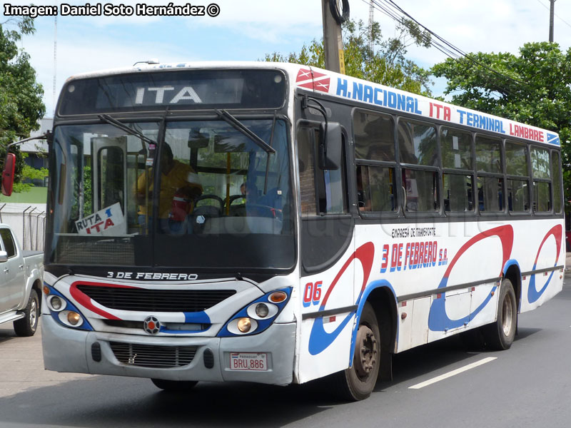 Marcopolo Torino G6 / Mercedes Benz OF-1721 / Línea N° 454 Asunción (Paraguay)