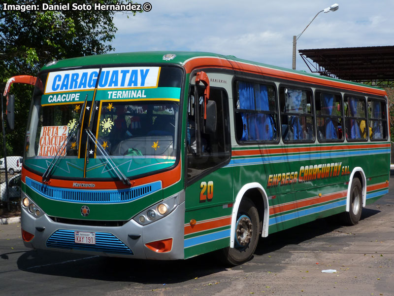 Marcopolo Senior Midi / Mercedes Benz OF-1417 / Empresa Caraguatay S.R.L. (Paraguay)