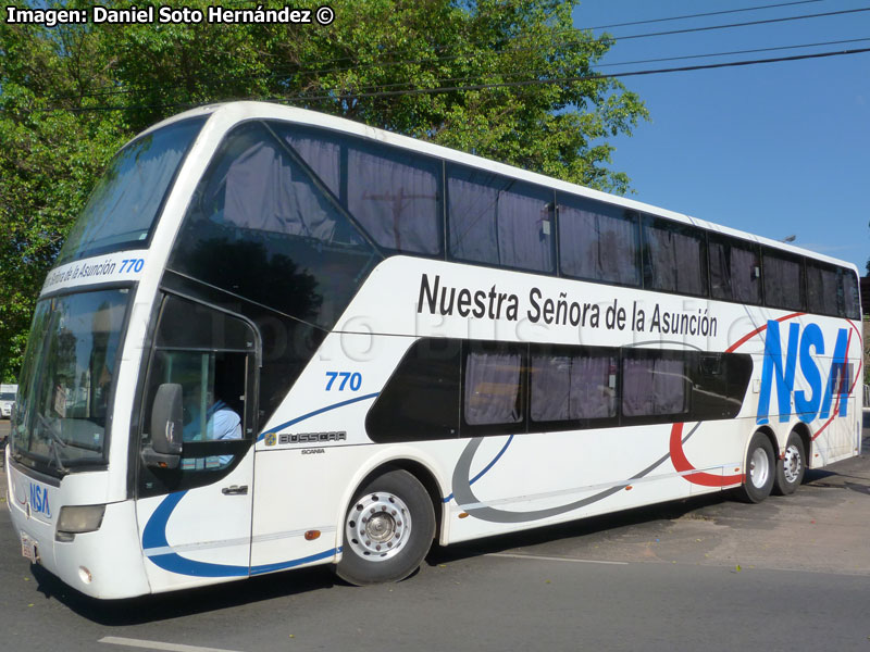 Busscar Panorâmico DD / Scania K-380B / NSA Nuestra Señora de Asunción (Paraguay)