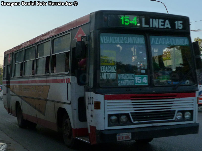 Metalpar Petrohué Ecológico / Mercedes Benz OF-1318 / Línea N° 15 Asunción (Paraguay)