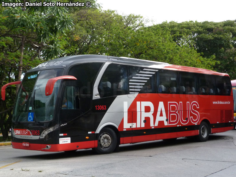 Neobus New Road N10 380 / Mercedes Benz O-500RS-1836 BlueTec5 / Viação Lira Bus (São Paulo - Brasil)