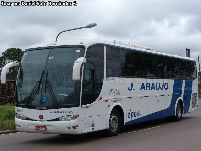 Marcopolo Viaggio G6 1050 / Mercedes Benz O-500R-1632 / Empresa J. Araujo (Paraná - Brasil)