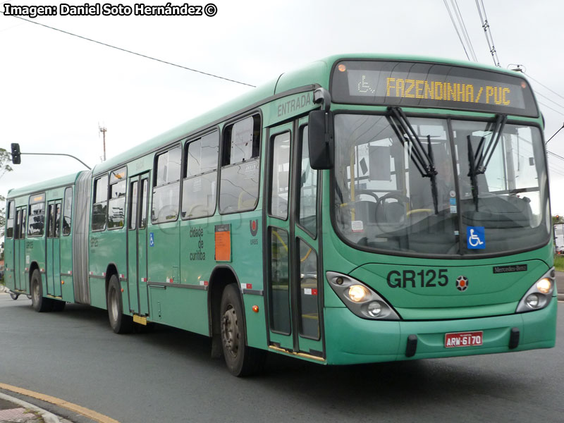 Marcopolo Gran Viale / Mercedes Benz O-500MA-2836 / Línea N° 614 Interbairros Fazendinha - PUC Curitiba (Paraná - Brasil)