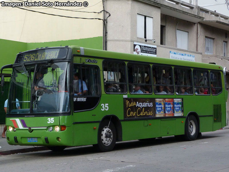 Marcopolo Viale / Mercedes Benz OH-1418 / COMESA Línea N° 526 Malvín - Complejo América STM Montevideo (Uruguay)