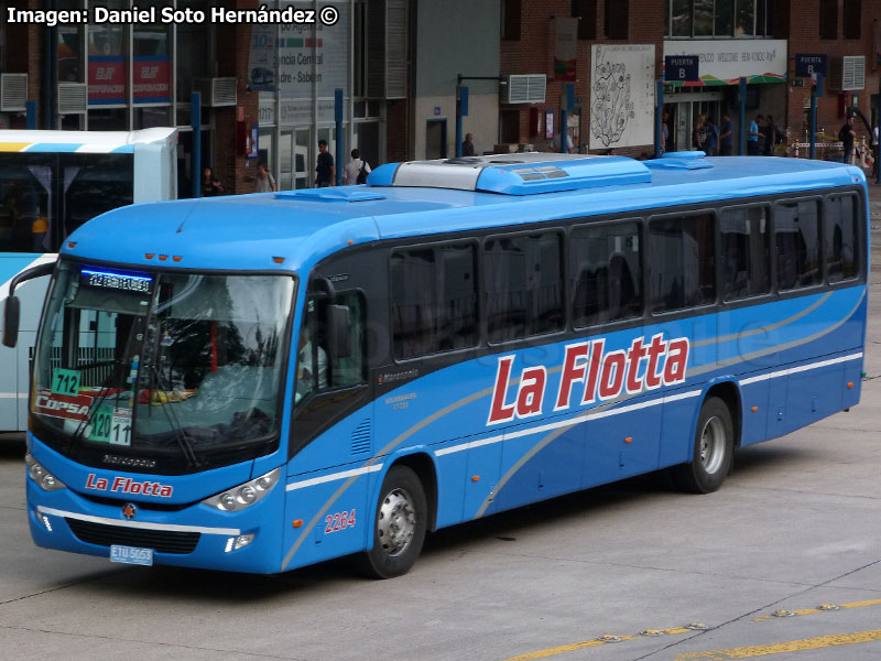 Marcopolo Ideale 770 / Volksbus 17-230EOD / La Flotta Línea N° 712 Terminal Tres Cruces - Jaureguiberry (Montevideo - Uruguay)