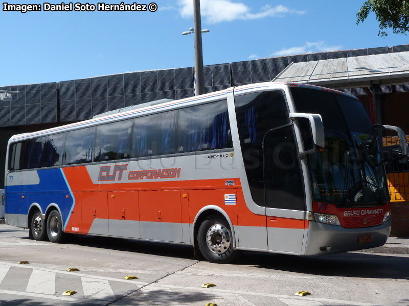 Busscar Vissta Buss HI / Scania K-420 / CUT Corporación  - Grupo Carminatti (Uruguay)