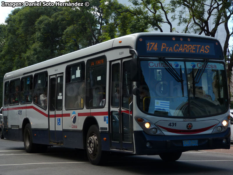 Marcopolo Gran Viale / Mercedes Benz O-500U-1725 / CUTCSA Línea N° 174 Punta Carretas - Aviación Civil STM Montevideo (Uruguay)