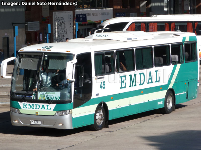 Busscar El Buss 340 / Scania K-360 / Emdal - Grupo COTAR (Uruguay)