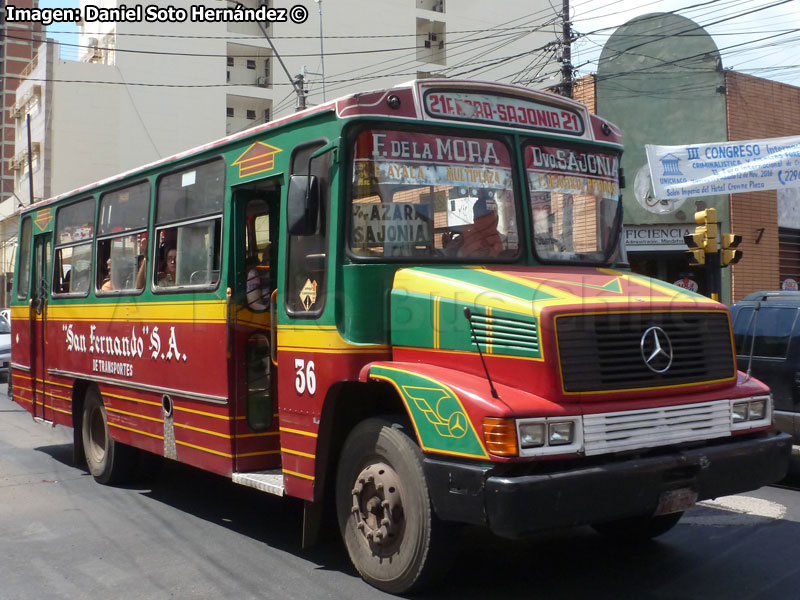 Carrocerías San Fernando / Mercedes Benz L-1214 / Línea N° 21 Asunción (Paraguay)