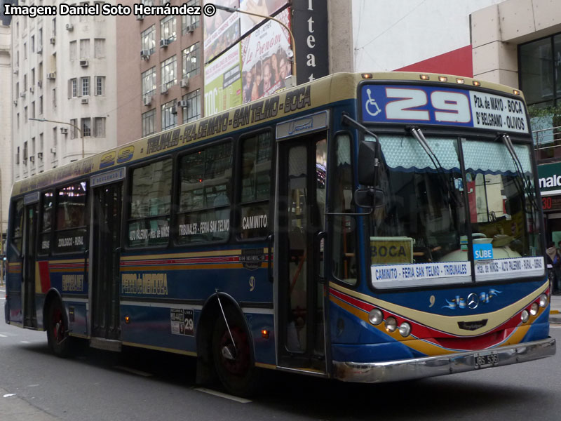 Metalpar Iguazú / Mercedes Benz OH-1618L-SB / Línea Nº 29 Plaza de Mayo - Olivos (Buenos Aires - Argentina)