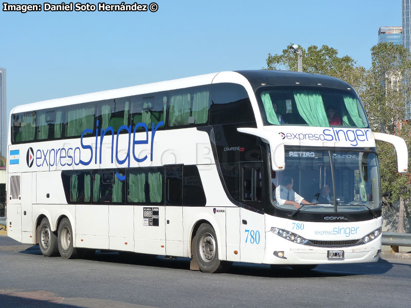 Comil Campione DD / Scania K-410B / Expreso Singer (Argentina)