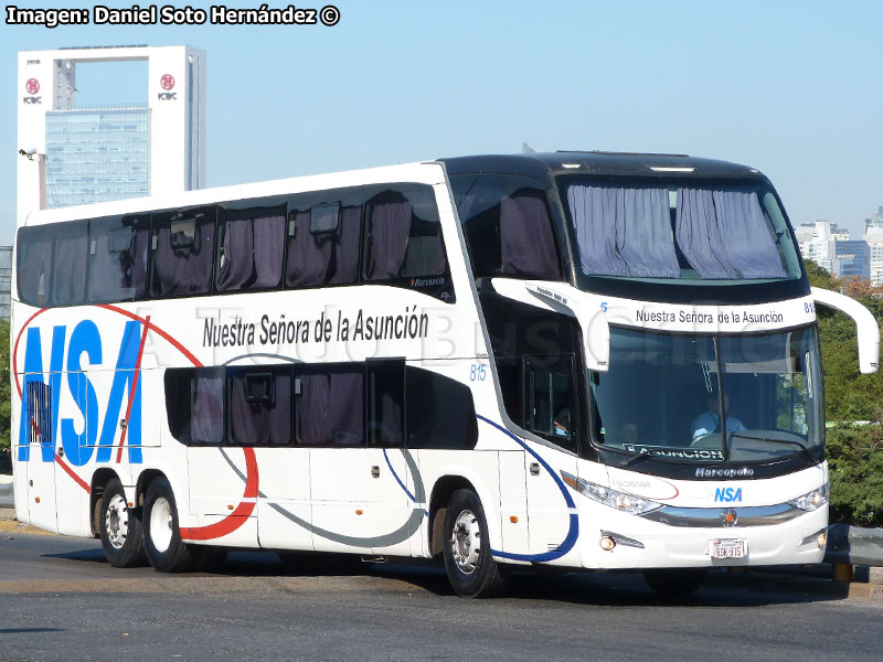 Marcopolo Paradiso G7 1800DD / Scania K-380B / NSA Nuestra Señora de la Asunción (Paraguay)