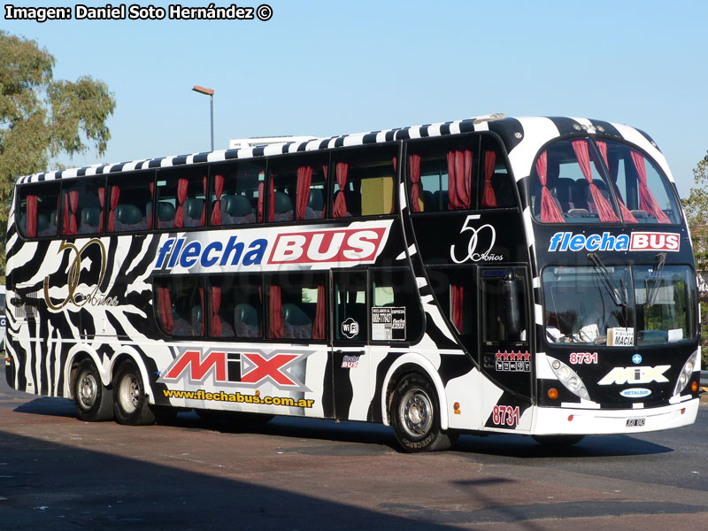 Metalsur Starbus 405 DP / Mercedes Benz O-500RSD-2436 / Flecha Bus (Argentina)