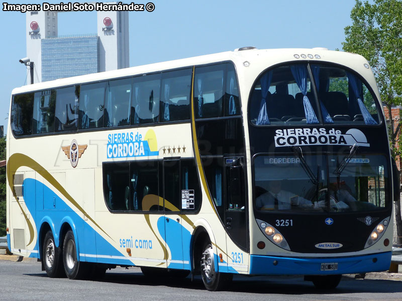 Metalsur Starbus 405 DP / Mercedes Benz O-500RSD-2436 / Empresa Sierras de Córdoba (Argentina)