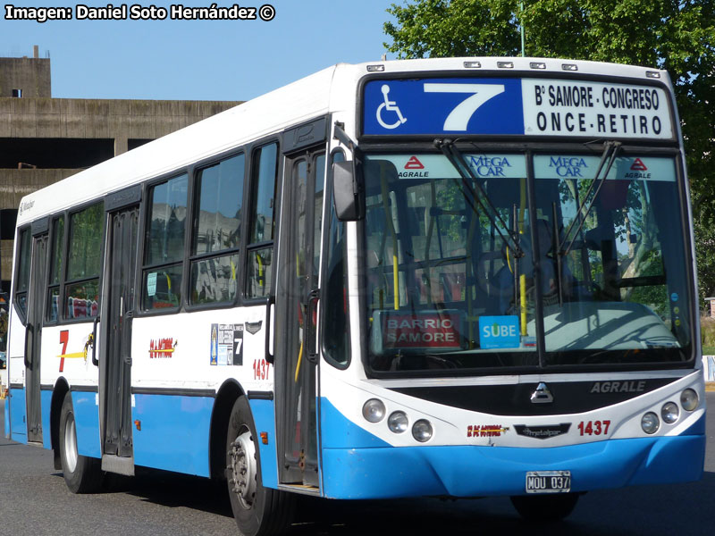 Metalpar Iguazú / Agrale MT-15.0LE / Línea N° 7 Barrio Cardenal Samoré - Retiro (Buenos Aires - Argentina)