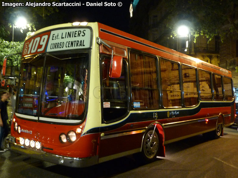 Metalpar Tronador / Mercedes Benz OH-1315L-SB / Línea N° 109 Barrio Liniers - Correo Central (Buenos Aires - Argentina)