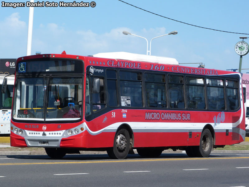 TodoBus Pompeya II / Agrale MT-15.0LE / Línea N° 160 Claypole - Ciudad Universitaria (Buenos Aires - Argentina)